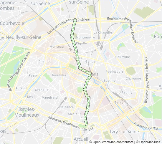 Bus Ligne 21 (Stade Charléty – Porte de Gentilly à Porte de Saint-Ouen – Hôpital Bichat)